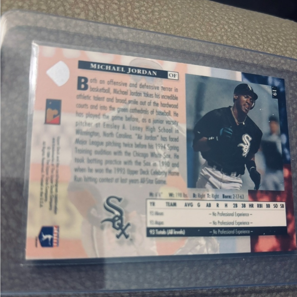 JORDAN CARD SPECIAL
Michael Jordan LEGENDARY Baseball Rookies Card - Picture 4 of 6